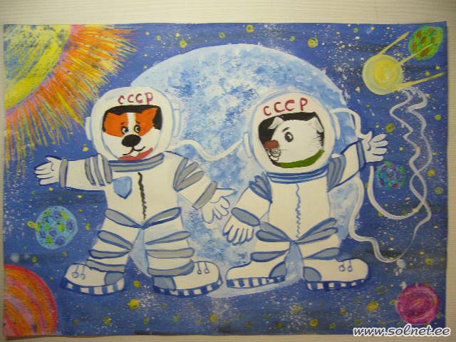 Белка и Стрелка - первые космонавты