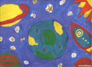 Космическое путешествие. Рисунки о космосе