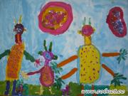 Жители Марса. Рисунки о космосе