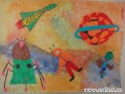 Космическое пространство. Рисунки о космосе