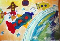 И снится нам.... Рисунки о космосе