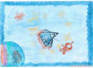 Открытый космос. Рисунки о космосе