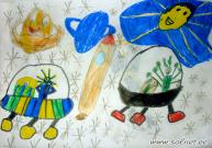 Марсиане. Рисунки о космосе