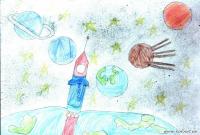 Полет к звездам. Рисунки о космосе