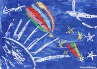 Космический пейзаж. Рисунки о космосе