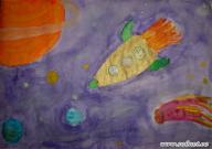 Дружный космос. Рисунки о космосе