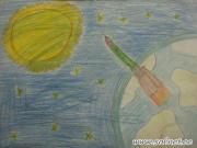 Полет в космос. Рисунки о космосе