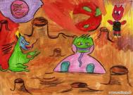 Невиданные миры. Рисунки о космосе