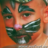 Грустный Черный кот