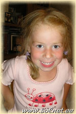 Katarina Reponen; 4 года; Эстония г.Пярну