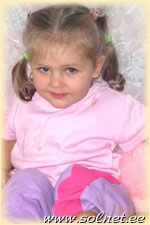 Дарья Герстман; 2 года 3 мес.; Эстония, Кохтла - Ярве