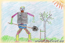 Автор рисунка: Синельников Саша; 7 лет; Украина, г. Донецк