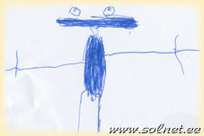 Автор рисунка: Борис Круглов; 3,5 года; Россия, Красноярск