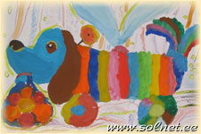 Автор рисунка: Емилия; 5 лет; Эстония,Таллин