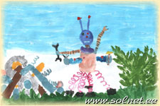 Автор рисунка: Полина; 5,5; Московская обл., п. Южный