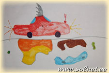 Автор рисунка: Анита; 7,5; Эстония,Таллинн