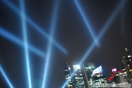 Сингапур, лазерное шоу