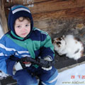 Артемка и котенок