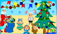 Развивающая игра Новогодняя ёлка