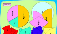 Развивающая игра Дроби