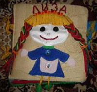 Мягкая развивающая книжка