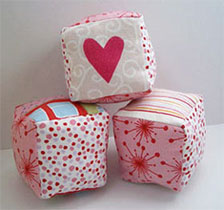 Пуфики пэчворк