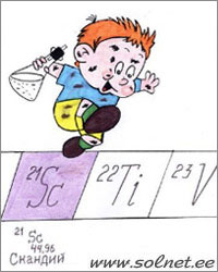 Пробиркин и Скандий