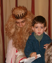 Ванечка на руках у одного из волхвов