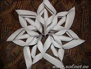 Объемная снежинка